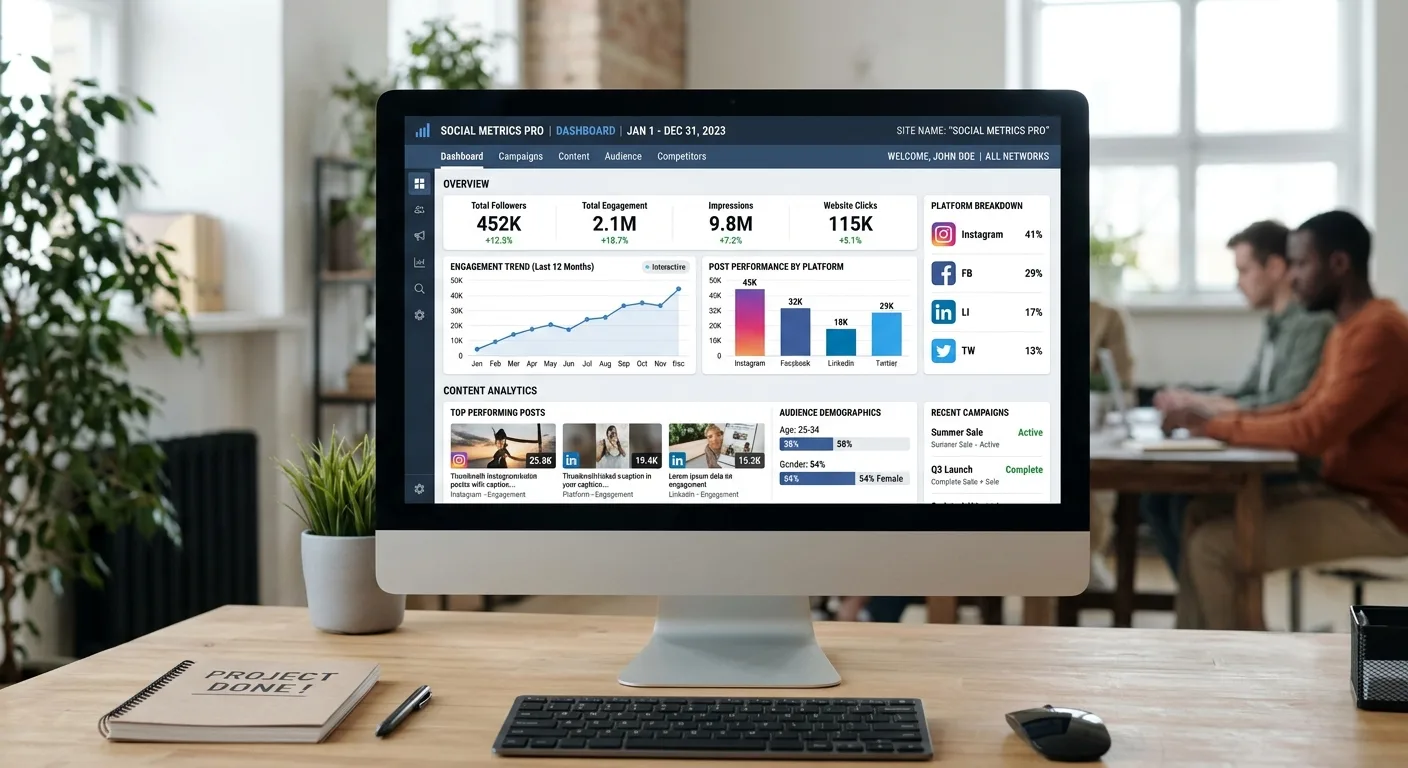 Social Media Analytics Dashboard
