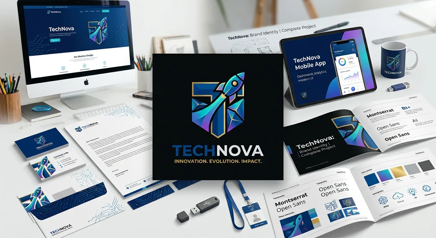 Brand Identity for TechNova
